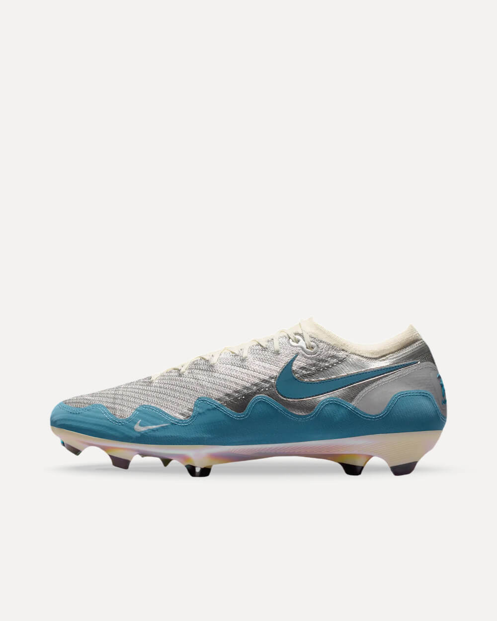 Nike x Patta Mercurial Zoom Vapor 16 Elite FG SE Chrome/White-Noise Aqua IQ3365-002 sneaker