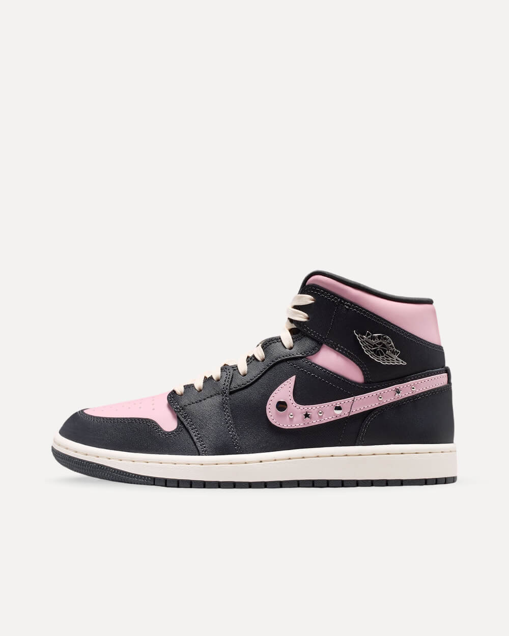 Nike Air Jordan 1 Mid SE Anthracite/Iced Carmine-Coconut Milk-Metallic Silver II0571-001 sneaker