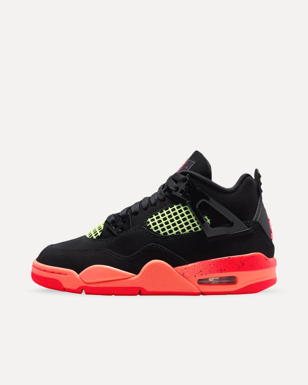 Nike Air Jordan 4 “Black Infrared 23” Black/Bright Mango-Barely Volt-Infrared 23 II1271-001 sneaker