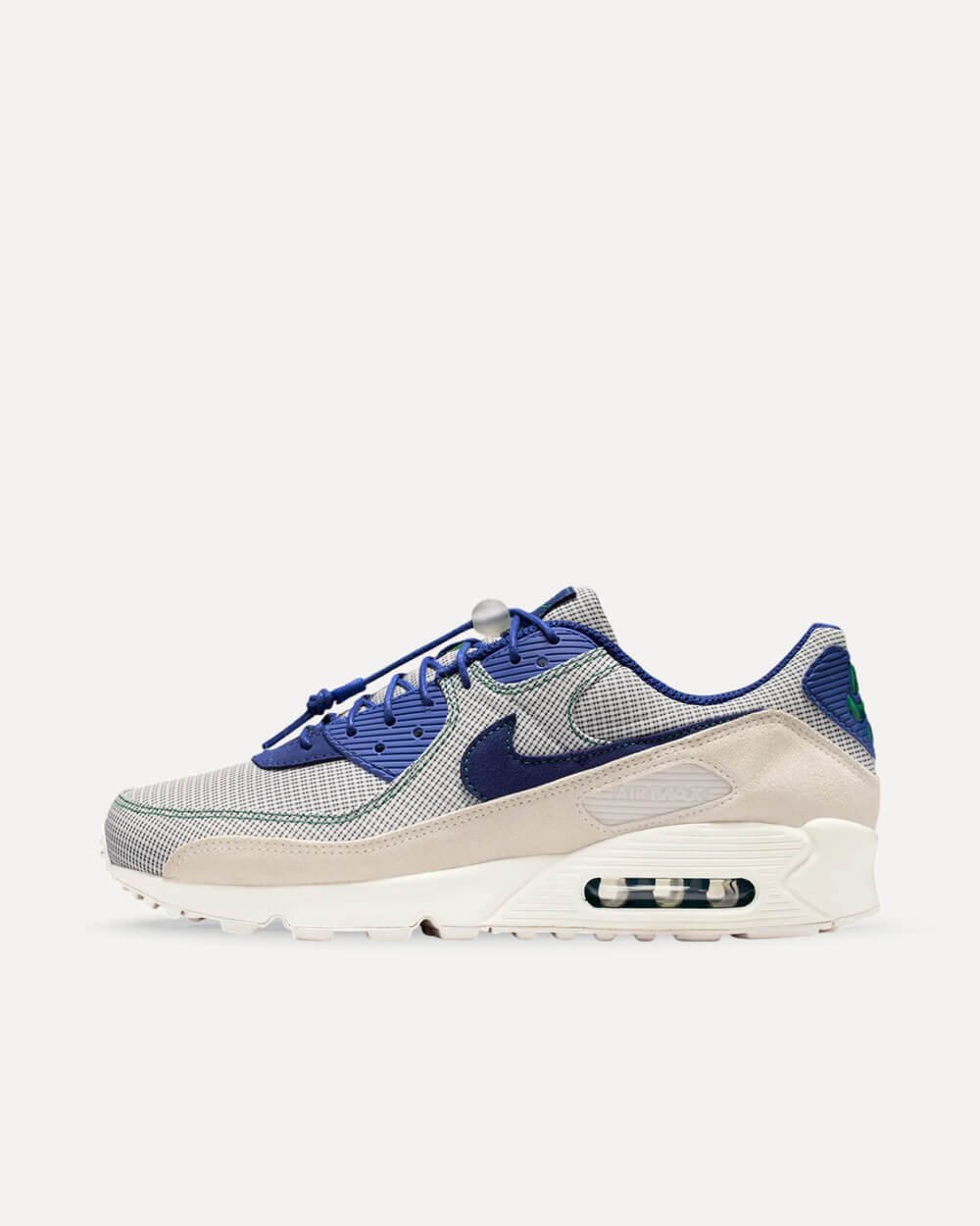 Nike Air Max 90 QS Coconut Milk/Legion Pine-Light Orewood Brown-Deep Royal Blue IR1950-100 sneaker
