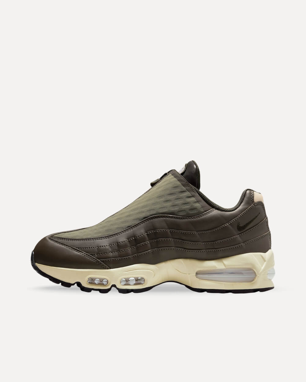 Nike Air Max 95 Zip SP “Medium Olive” Medium Olive/Alabaster-Velvet Brown IQ3466-200 sneaker