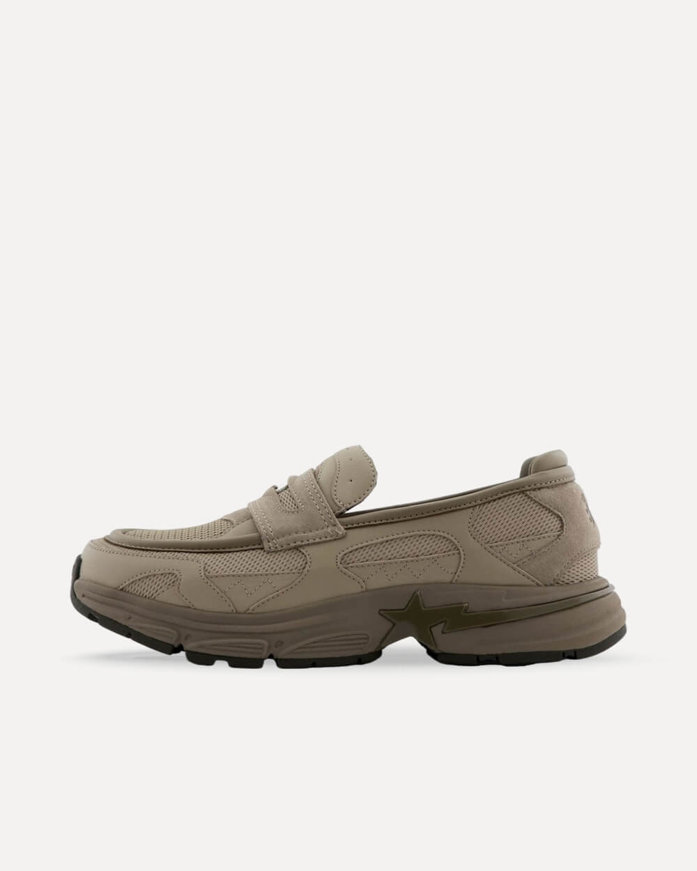 A Bathing Ape Shark STA Loafer #2 M2 Beige 0zxshm324911q TBC sneaker