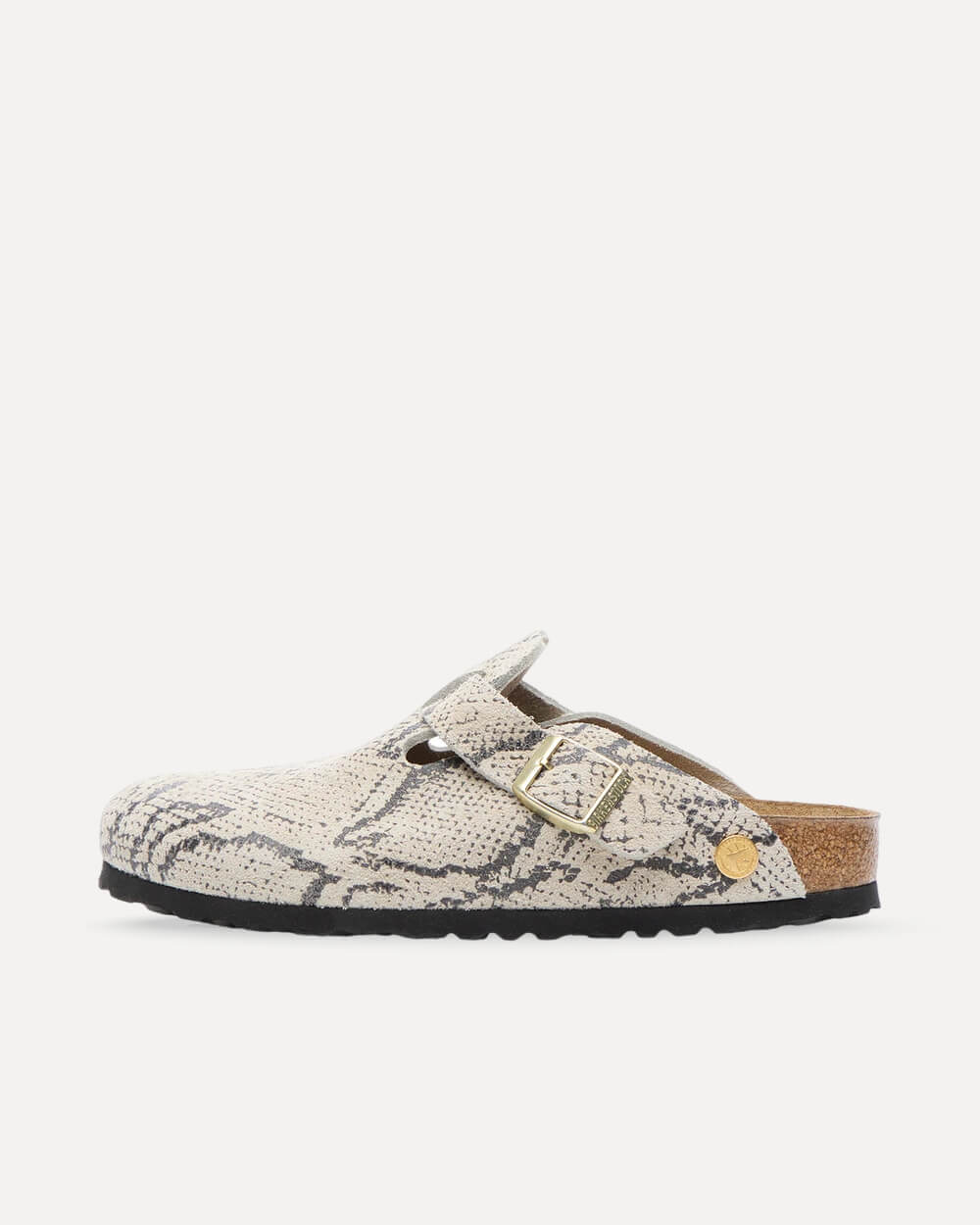 Birkenstock Boston Print LEVE Snake Oyster 1033086 sneaker