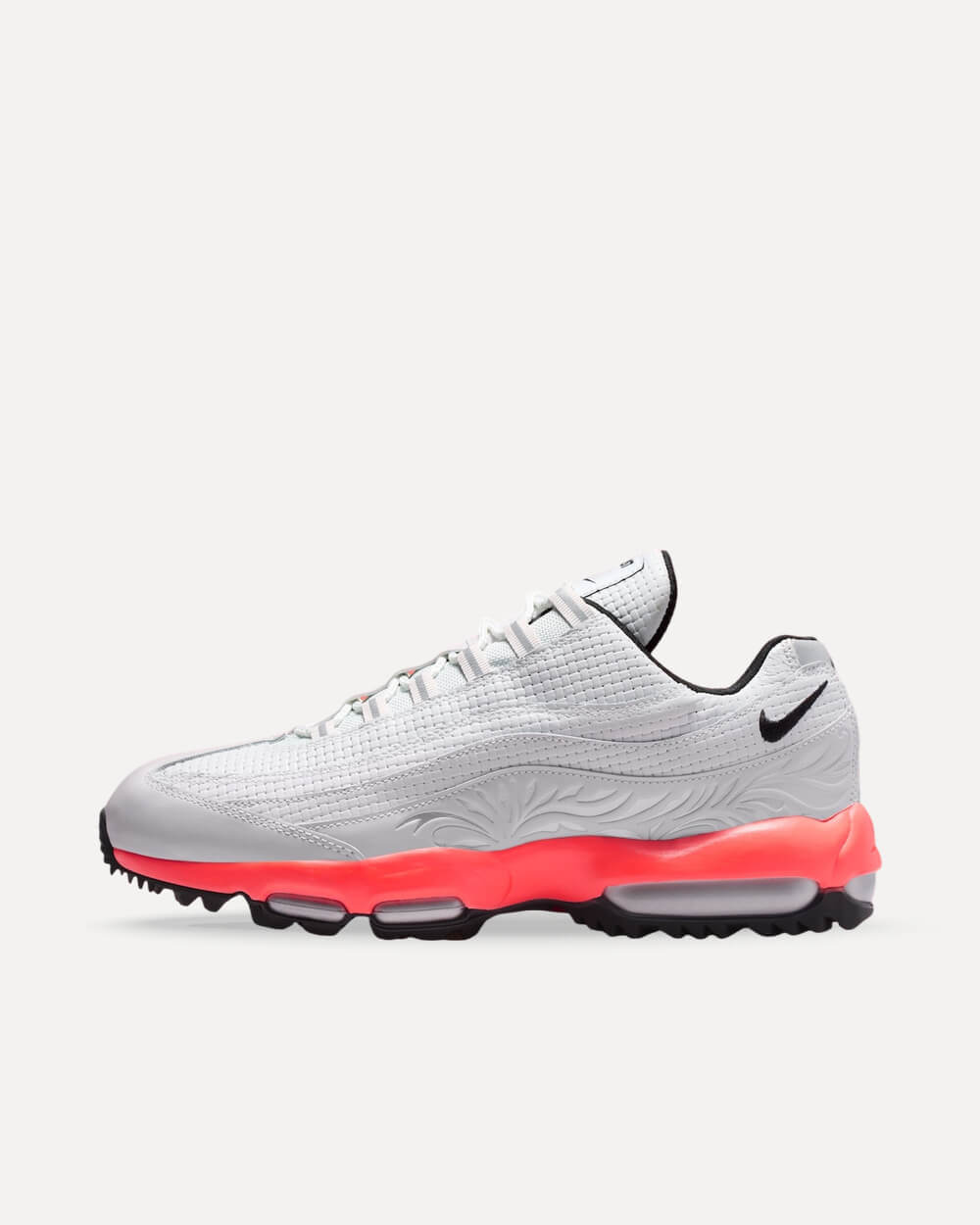 Nike Air Max 95 Golf „Lost And Found“ Off-White/Hot Lava-Metallic Silver-Black IH0851-100 sneaker