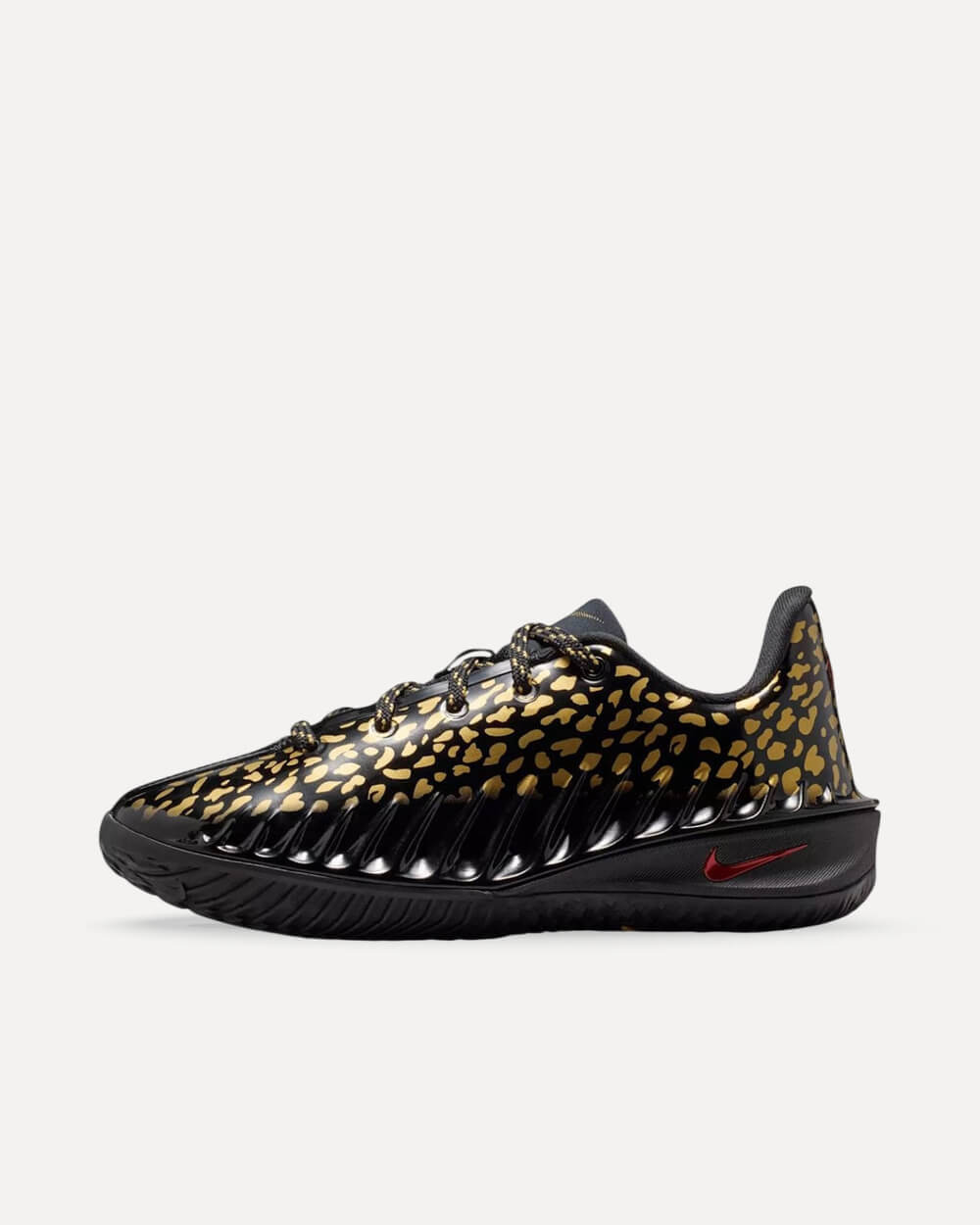 Nike x Victor Wembanyama GT Cut 4 “Gold Panther” Black/Metallic Gold-Bright Crimson IU1960-001 sneaker