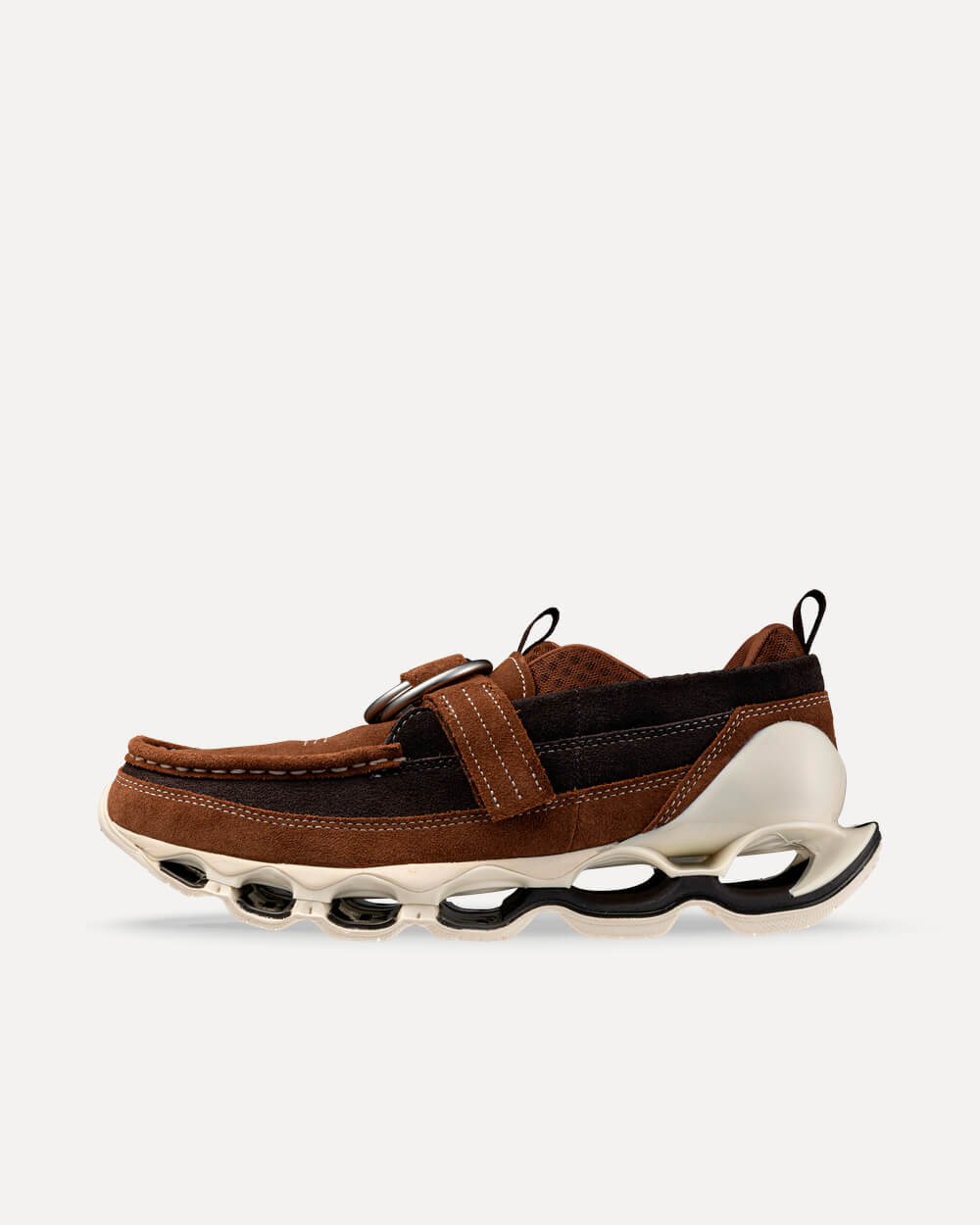 Mizuno x Setsumasa Kobayashi Wave Prophecy Ring Moc Brown/Off-White D1GD261902 sneaker