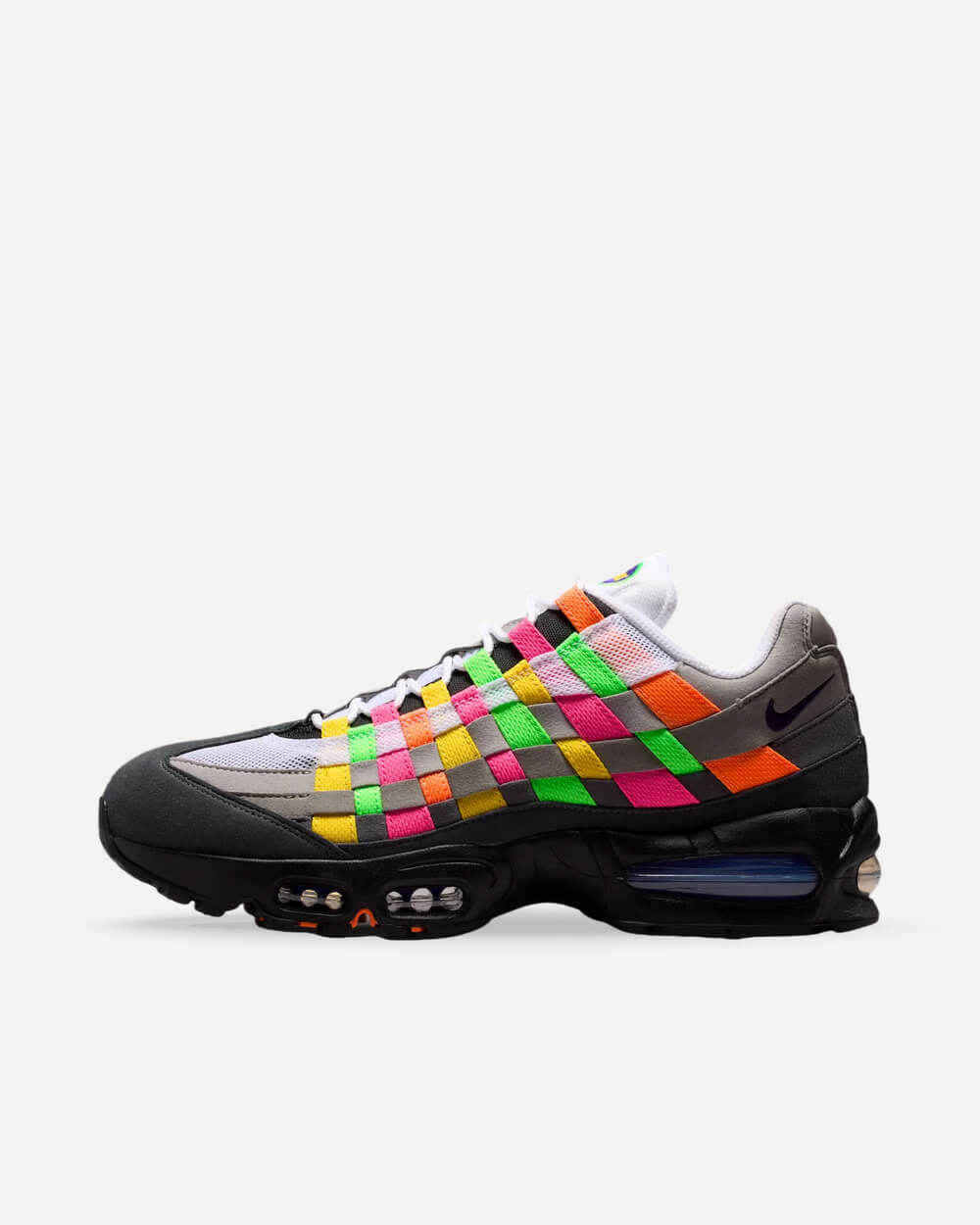 Nike Air Max 95 Woven “Multi-Color” White/Purple Dynasty-Pearl Grey IB3695-100 sneaker