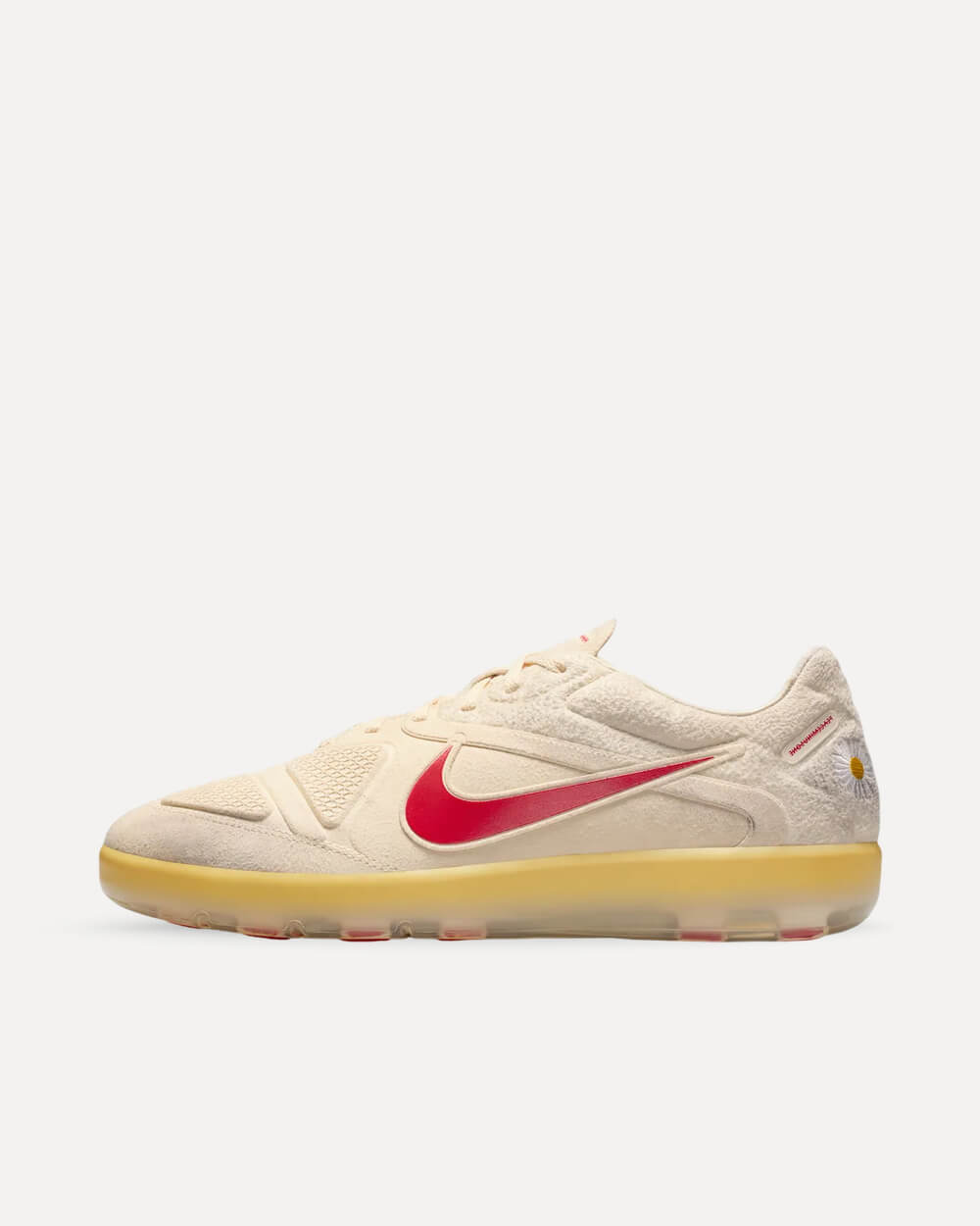 Nike x PEACEMINUSONE Cryoshot CTR360 Natural/University Red-University Gold HQ1460-100 sneaker